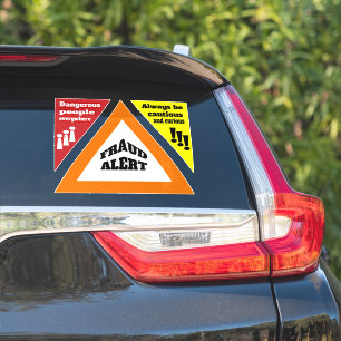 Fraud Alert Sticker