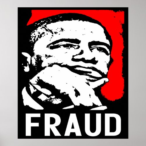 Fraud Barack Obama Poster