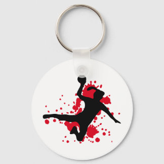 Frauenhandball handball sign keychain