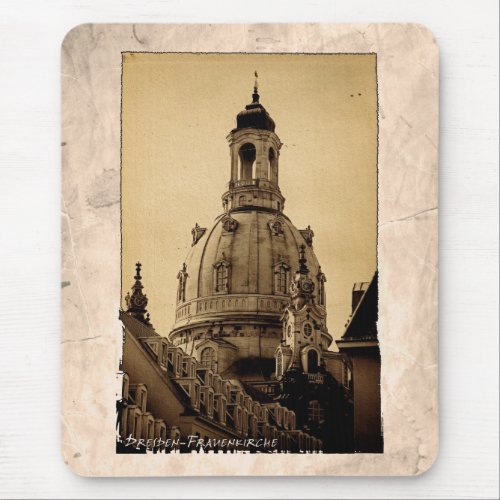 Frauenkirche Dresden _ Vintage Mouse Pad
