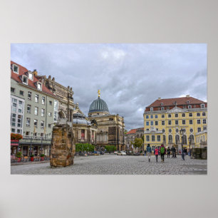 Frauenkirche Memorial, Dresden, Germany Poster