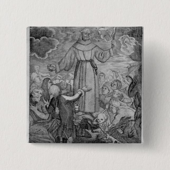 Fray Junipero Serra Button (Front)