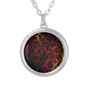 Frayed Edges, Strong Heart: Unbreakable Love  Silver Plated Necklace