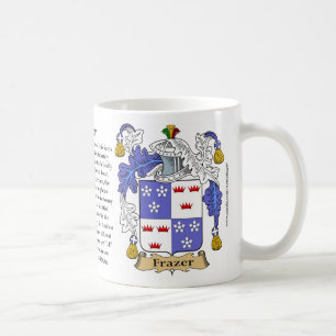 Frazer, the Origin, the Meaning and the Crest Coffee Mug