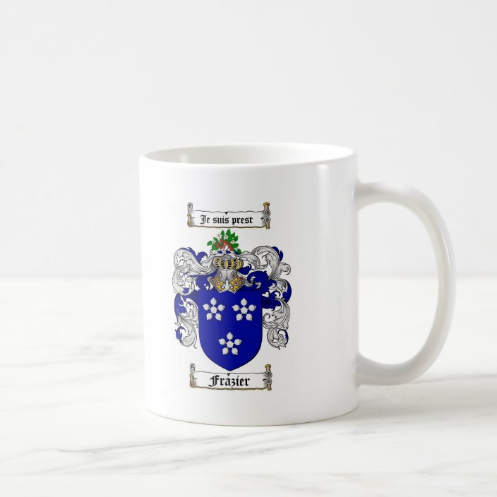 FRAZIER FAMILY CREST - FRAZIER COAT OF ARMS COFFEE MUG | Zazzle.com