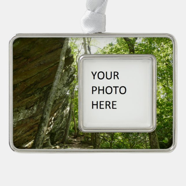 Frazier Rock Wall in Shenandoah National Park Christmas Ornament (Front)