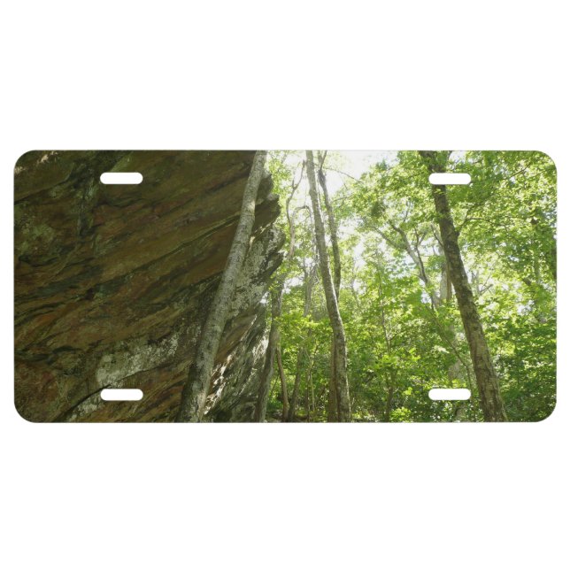 Frazier Rock Wall in Shenandoah National Park License Plate (Front)