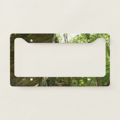 Frazier Rock Wall in Shenandoah National Park License Plate Frame