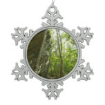 Frazier Rock Wall in Shenandoah National Park Snowflake Pewter Christmas Ornament