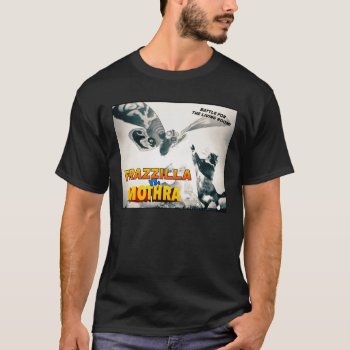 Frazzilla Cat Dark T-shirt by WeAreBlackCatClub at Zazzle