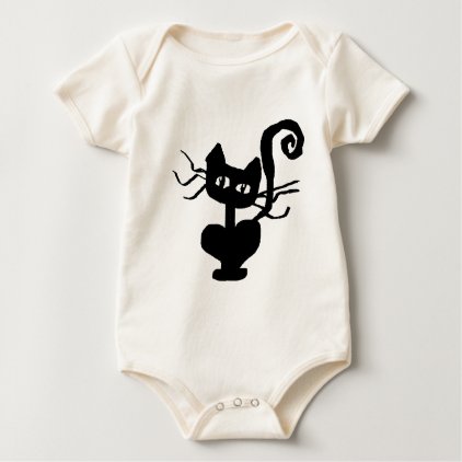 Frazzle Kitty Baby Bodysuit