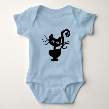 Frazzle Kitty Baby Bodysuit