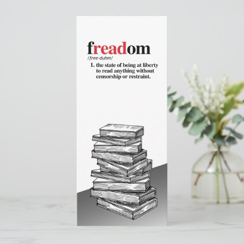 Freadom Definition Bookmark Save The Date