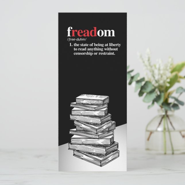 Freadom Definition Bookmark Save The Date (Standing Front)
