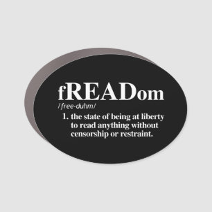 Freadom Definition Car Magnet