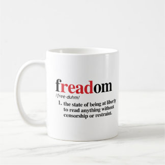 freadom definition coffee mug