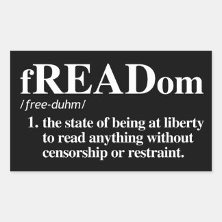 Freadom Definition Rectangular Sticker