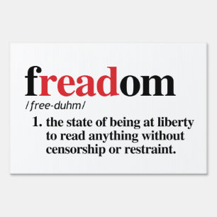 freadom definition sign