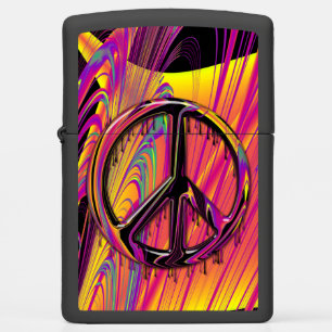 Freak Flag Psychedelic Hippy Couture Zippo Lighter