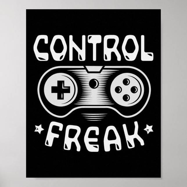 Freak - Funny Gaming Video Games Gamer  Poster (Front)