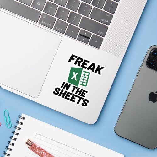 Freak in the sheets Excel sticker