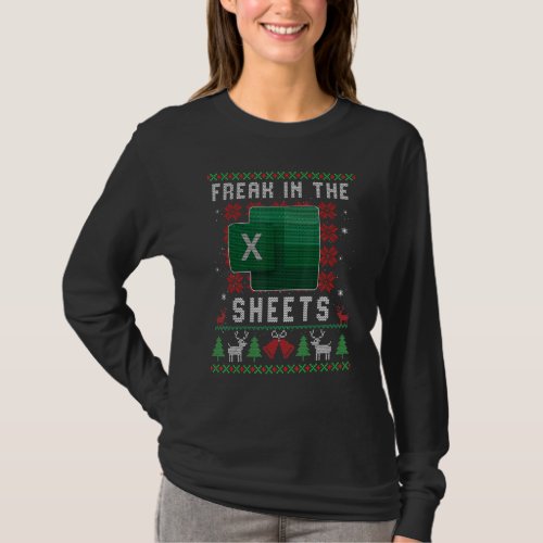 Freak In The Sheets Excel Ugly Christmas Sweater