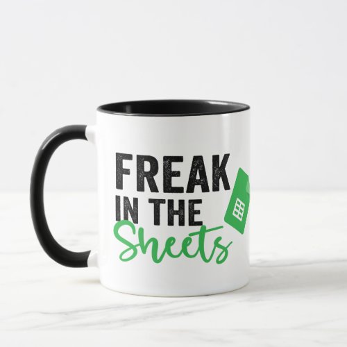 Freak in The Sheets Funny Acoountant Coffee Mug
