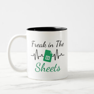 Freak in the Sheets - Funny Acoountant Two-Tone Coffee Mug