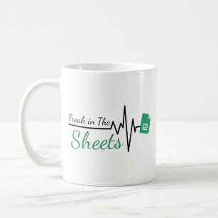 Freak in the Sheets heartbeat - Funny Acoountant Coffee Mug