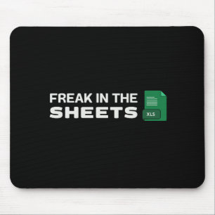Freak in the sheets mouse pad