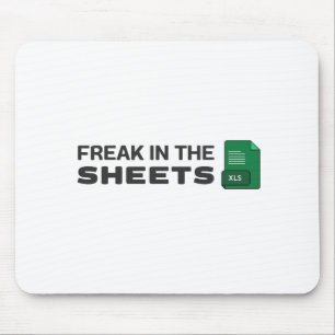 Freak in the sheets mouse pad