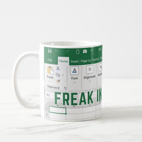 Freak In The Sheets Mug Excel Coffee Mug