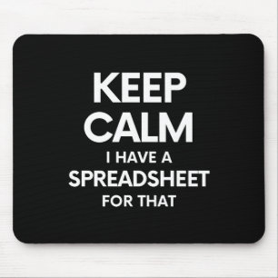 Freak in the Sheets - Spreadsheets Microsoft Excel Mouse Pad