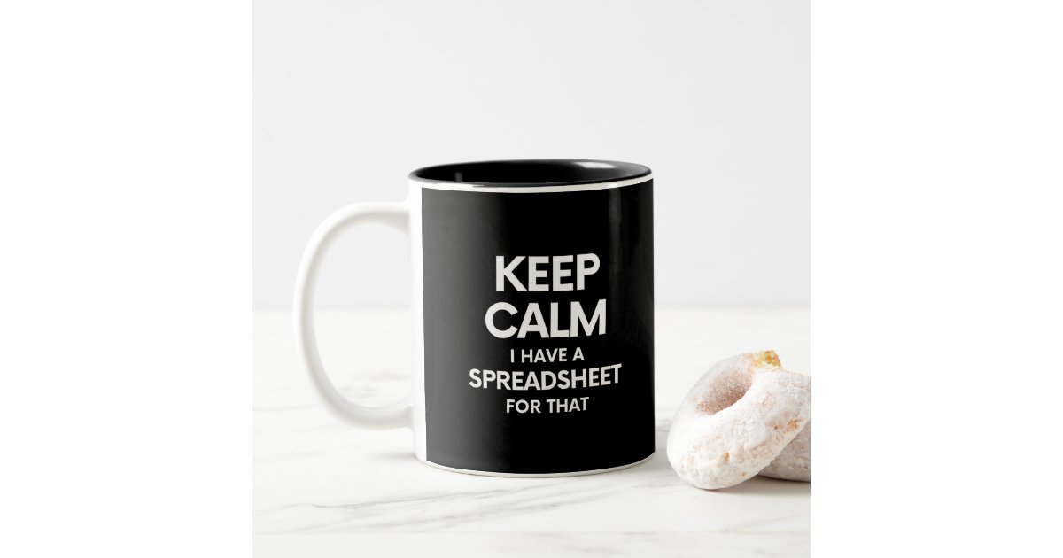 Freak in the Sheets - Spreadsheets Microsoft Excel Two-Tone Coffee Mug ...
