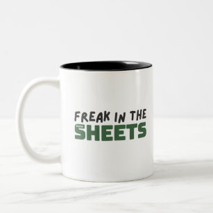 Freak in the spreadsheets Two-Tone coffee mug
