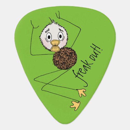 Freak Out the Duck Guitar Pick