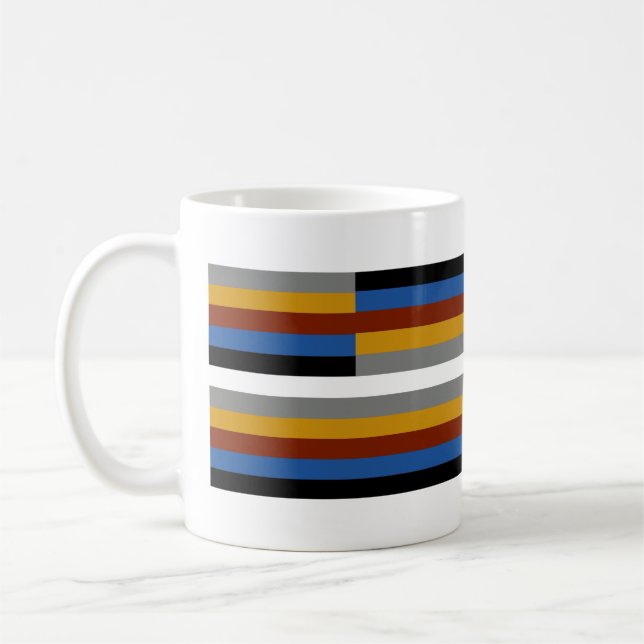 Freak Pride Flag Coffee Mug (Left)