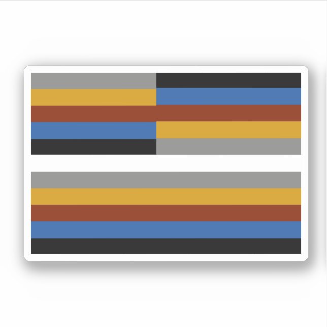 Freak Pride Flag Sticker (Front)