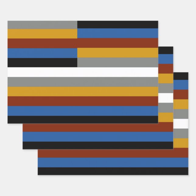 Freak Pride Flag Wrapping Paper Sheets (Set)