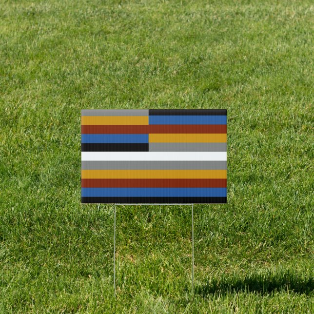 Freak Pride House Flag Sign (Insitu)