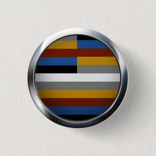 FREAK PRIDE MEDALLION PINBACK BUTTON (Front)