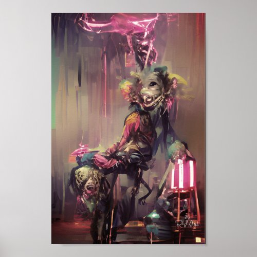 FREAK SHOW  fantasy art illustration poster