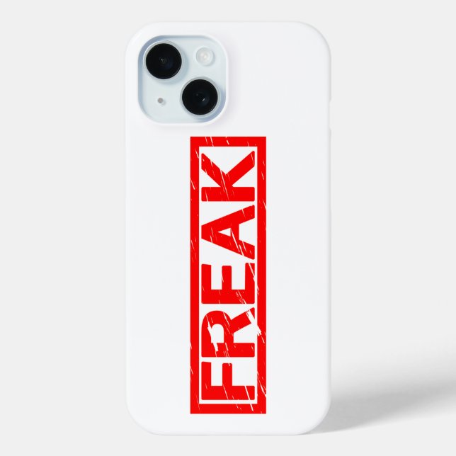 Freak Stamp Case-Mate iPhone Case (Back)