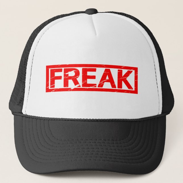 Freak Stamp Trucker Hat (Front)
