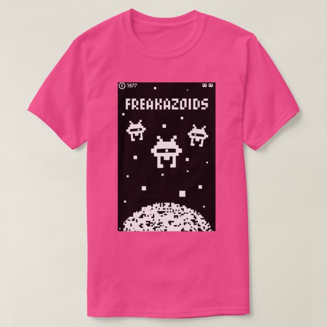 FREAKAZOIDS Arcade game T-Shirt (Design Front)