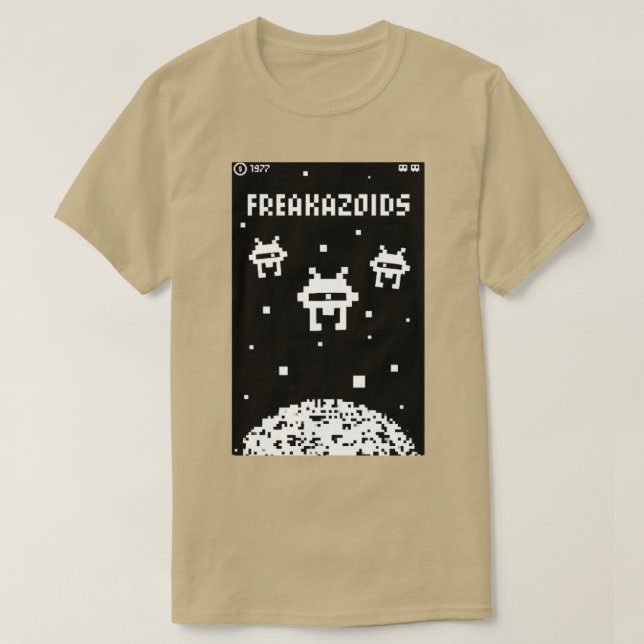 FREAKAZOIDS Arcade game T-Shirt (Design Front)
