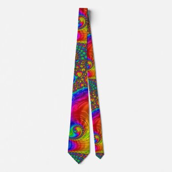 Freakin' Awesome Fractal Tie by The_Art_of_Sophia at Zazzle