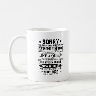 Freaking Awesome Husband Mug - Sorry, I'm Taken