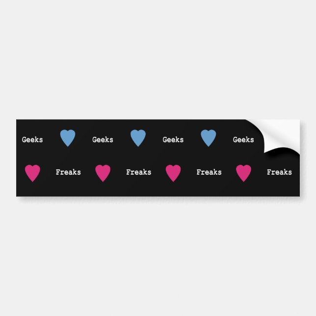 Freaks and Geeks Bumper Sticker (Front)