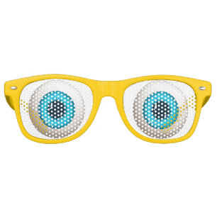 Freaky Big Round Eyeballs Retro Sunglasses